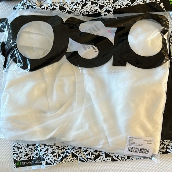 NWT ASOS DESIGN Bias Slip MIDI Dress Ivory US 6 - Picture 5 of 16